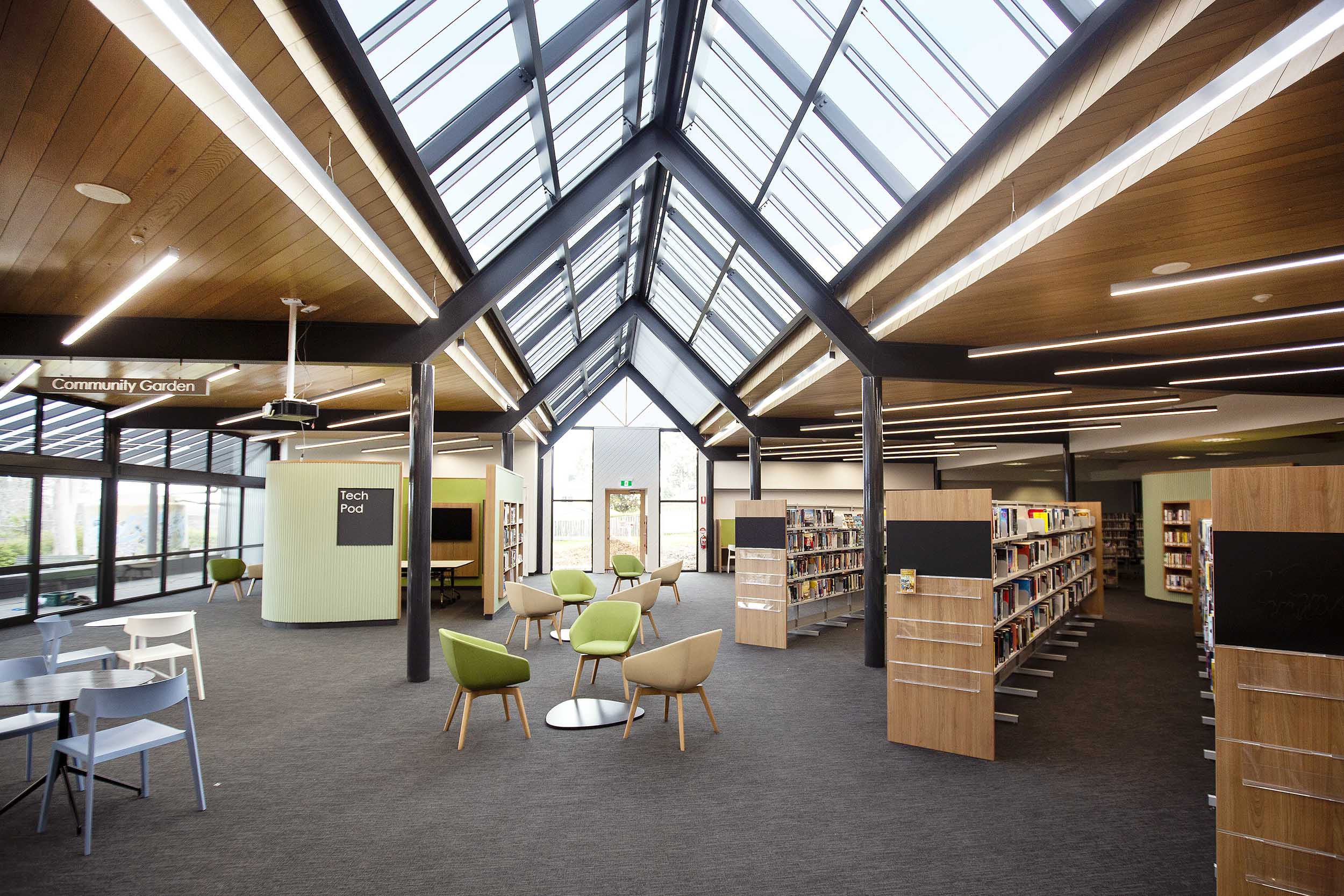Interior or refurbished Library